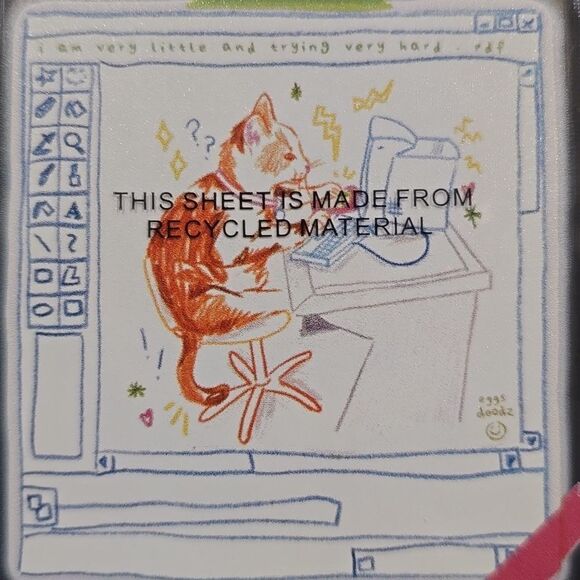 New Casetify Iphone 14 Standard Size Case Cat Computer Stars Little Trying - Picture 2 of 6